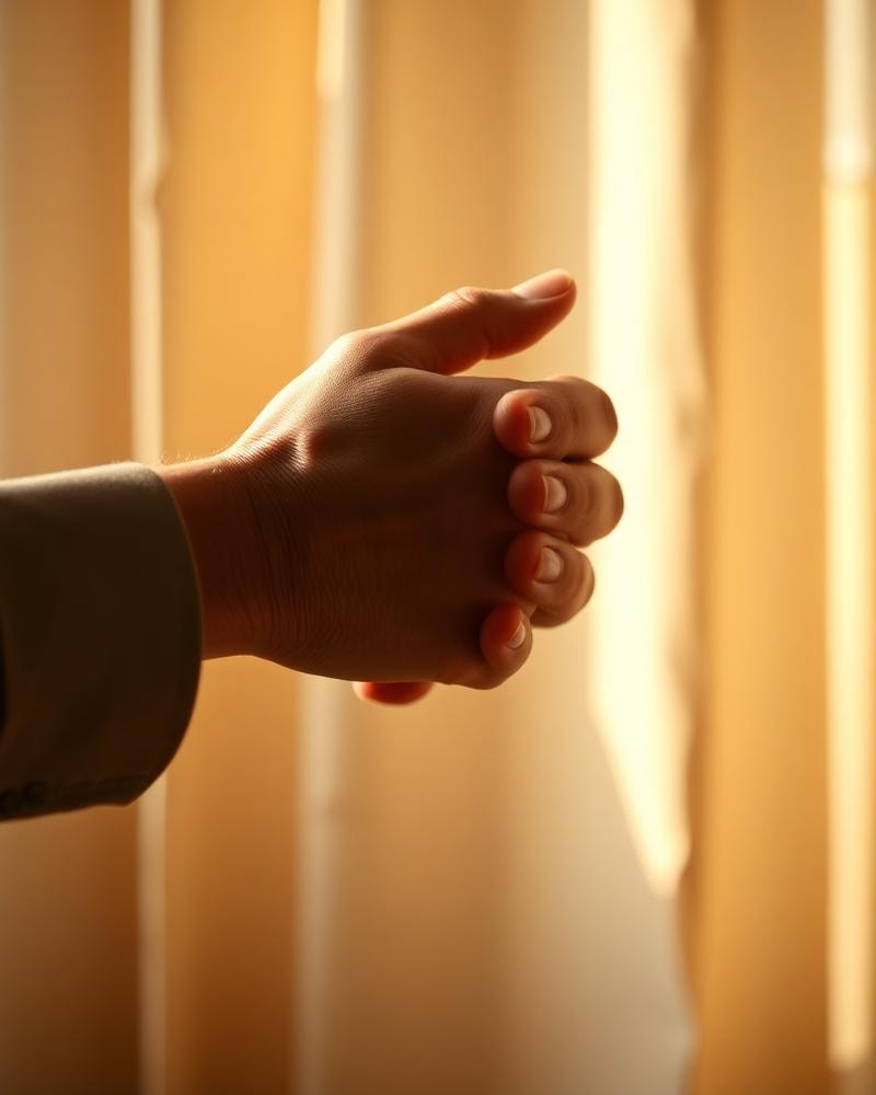 Hands joined together symbolizing community support
